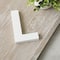 8 Pack: 5.5" White MDF Letter by Make Market®